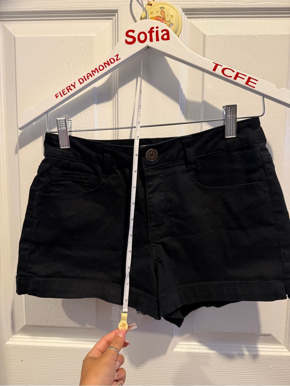 SO Black High-Waist Jean Shorts - Picture 3 of 5